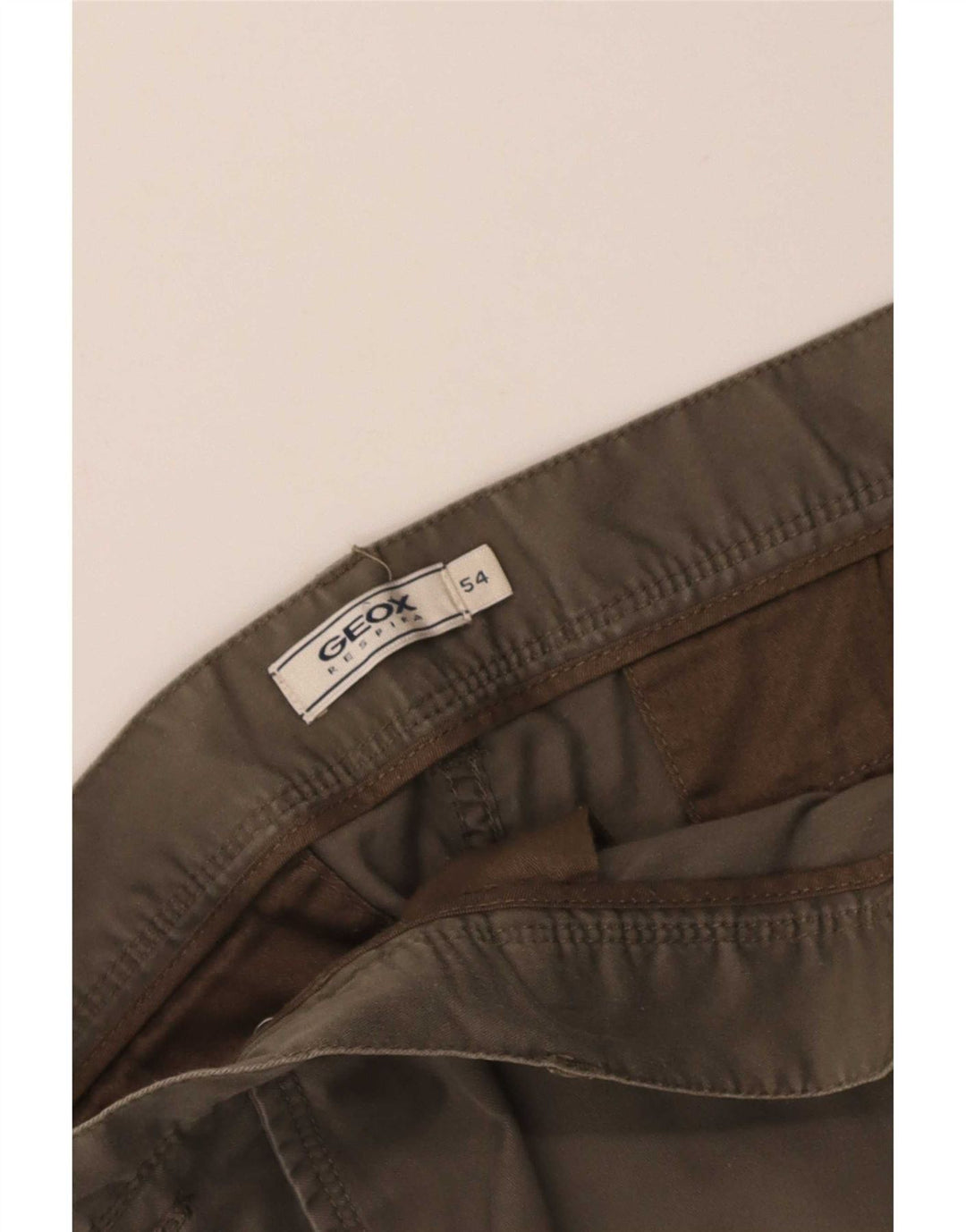 Shorts Chino Masculino Geox IT 54 2XL W36 Cáqui