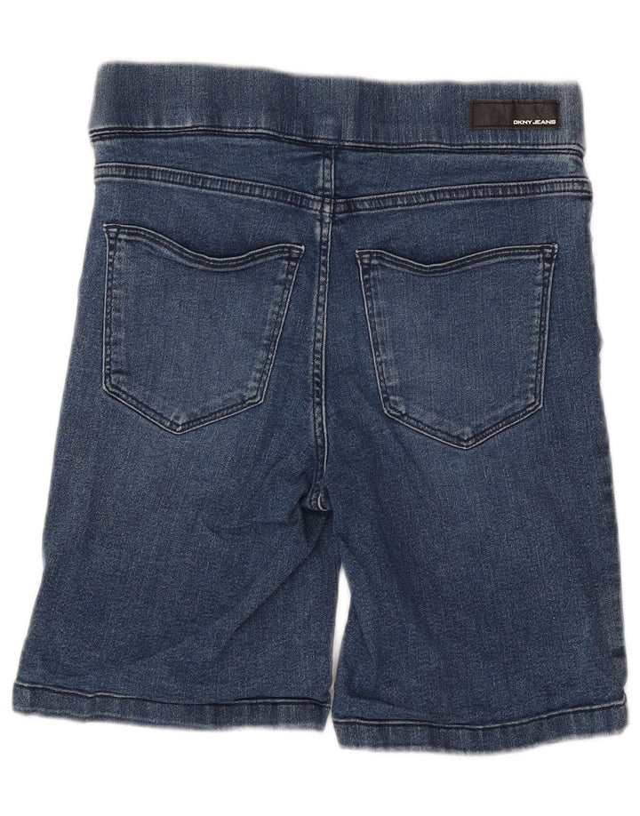 Shorts jeans feminino DKNY pequeno W27 algodão azul