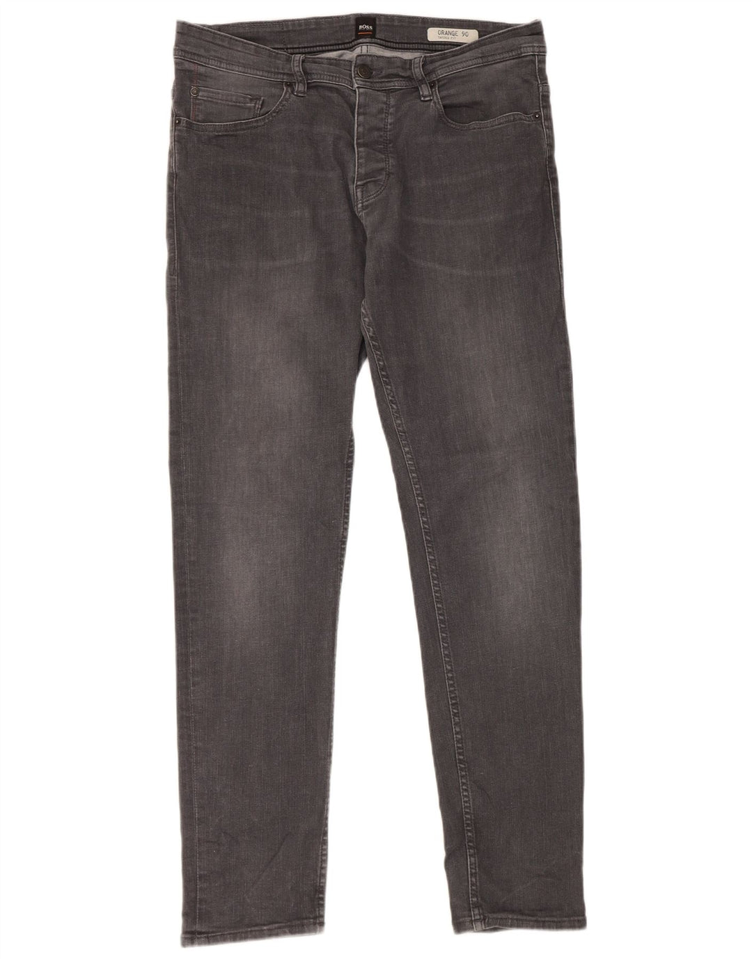 Hugo Boss Calça jeans masculina cônica W32 L31 cinza