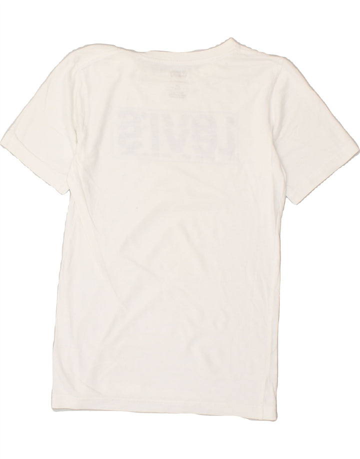 LEVI'S Boys Graphic T-Shirt Top 15-16 Years White Cotton | Vintage Levi's | Thrift | Second-Hand Levi's | Used Clothing | Messina Hembry 
