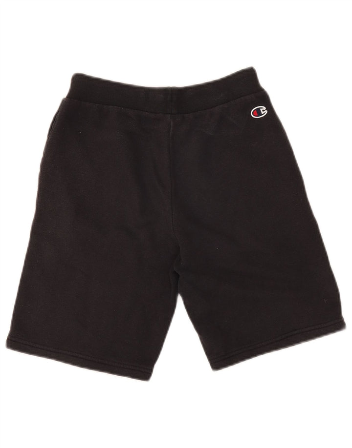 Shorts esportivos gráficos CHAMPION para meninos 9-10 anos pretos