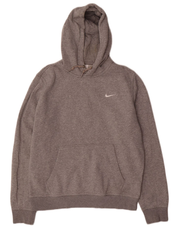 Nike Mens Hoodie Jumper Médio Cinza
