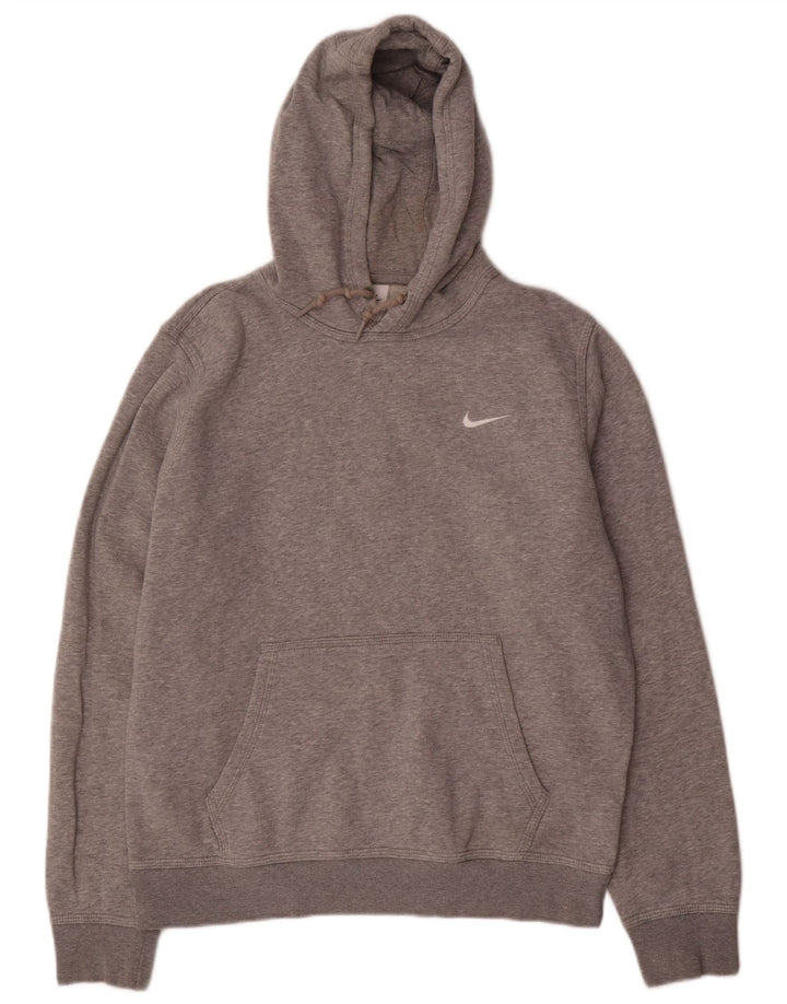 Nike Mens Hoodie Jumper Médio Cinza