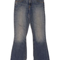 Calça jeans feminina Levi's 525 Bootcut W32 L32 azul algodão