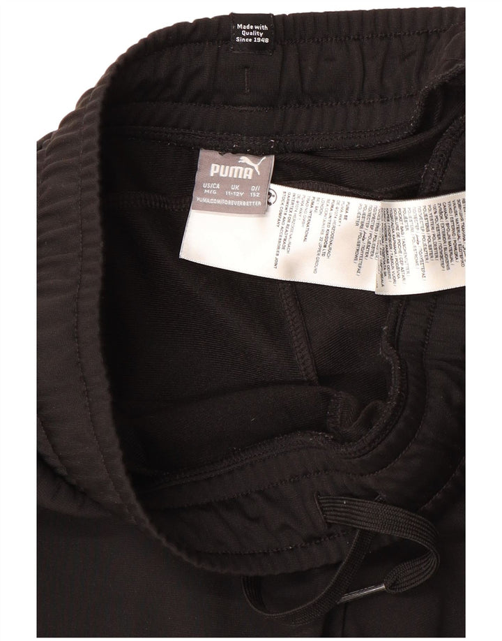 Calça de treino PUMA Meninos Joggers 11-12 Anos Preto Poliéster