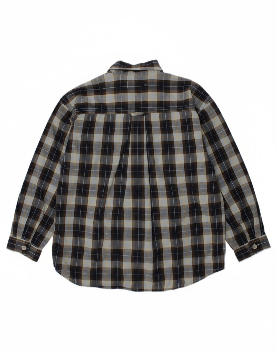 Camisa TIMBERLAND Menino 5-6 Anos Azul Xadrez Algodão