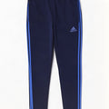 Calça de treino masculina Adidas Climacool grande poliéster azul marinho