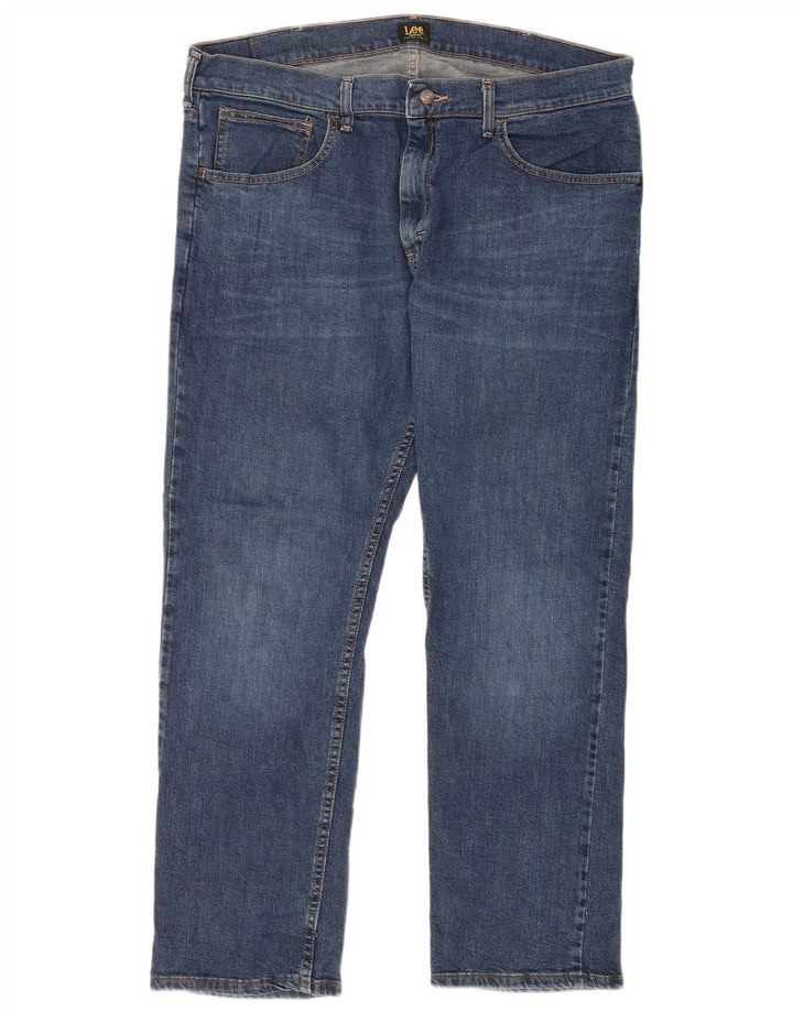 Lee Mens Slim Jeans W38 L30 Azul Algodão