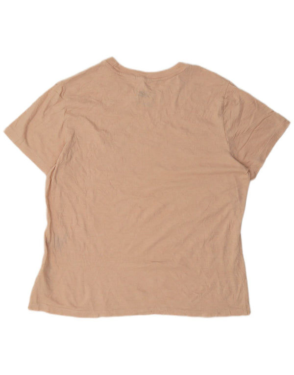 Camiseta gráfica feminina The North Face UK 18 XL rosa poliéster