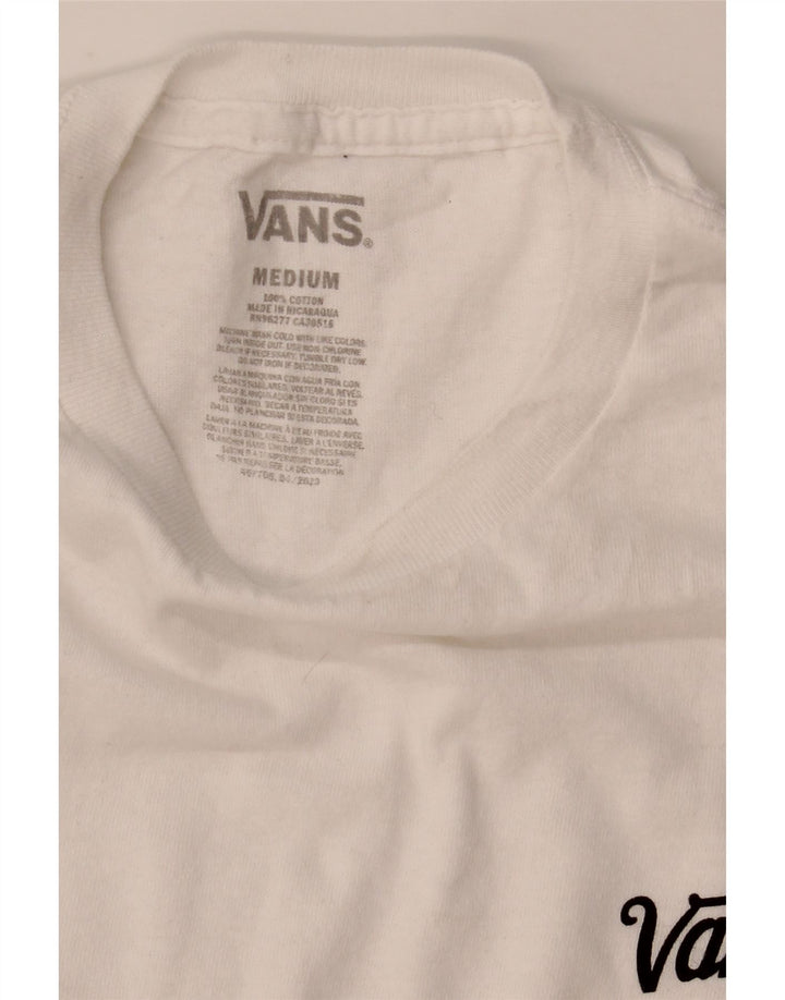 Camiseta Vans Masculina Top Médio Algodão Branco