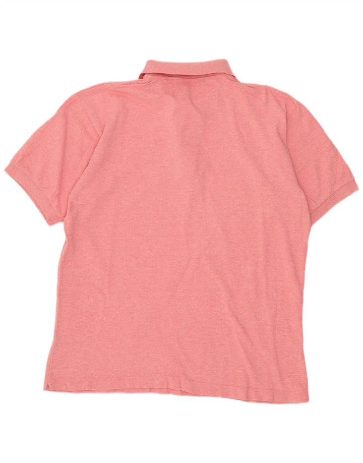 Camisa polo masculina Kappa grande algodão rosa