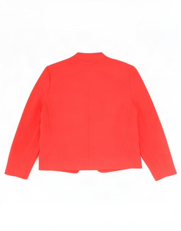 Jaqueta Blazer Feminina Topshop Crop Open UK 6 XS Rosa Poliéster
