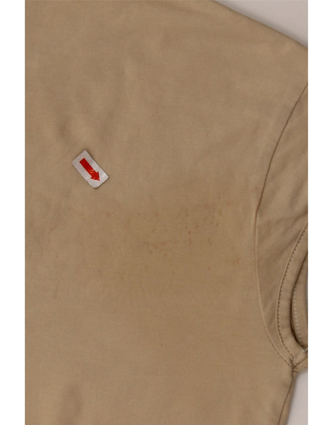 Camiseta Nike Feminina Crop Top UK 10/12 Médio Bege