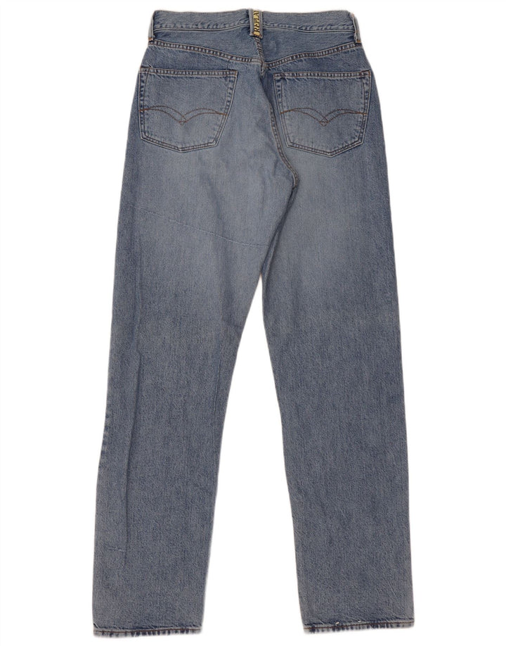 Replay Mens Straight Jeans W33 L35 Azul Algodão