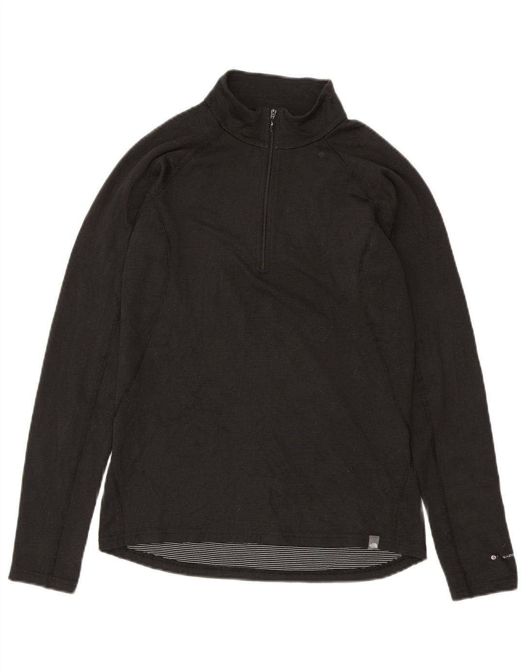 Pulôver masculino The North Face com zíper e gola em poliéster preto pequeno
