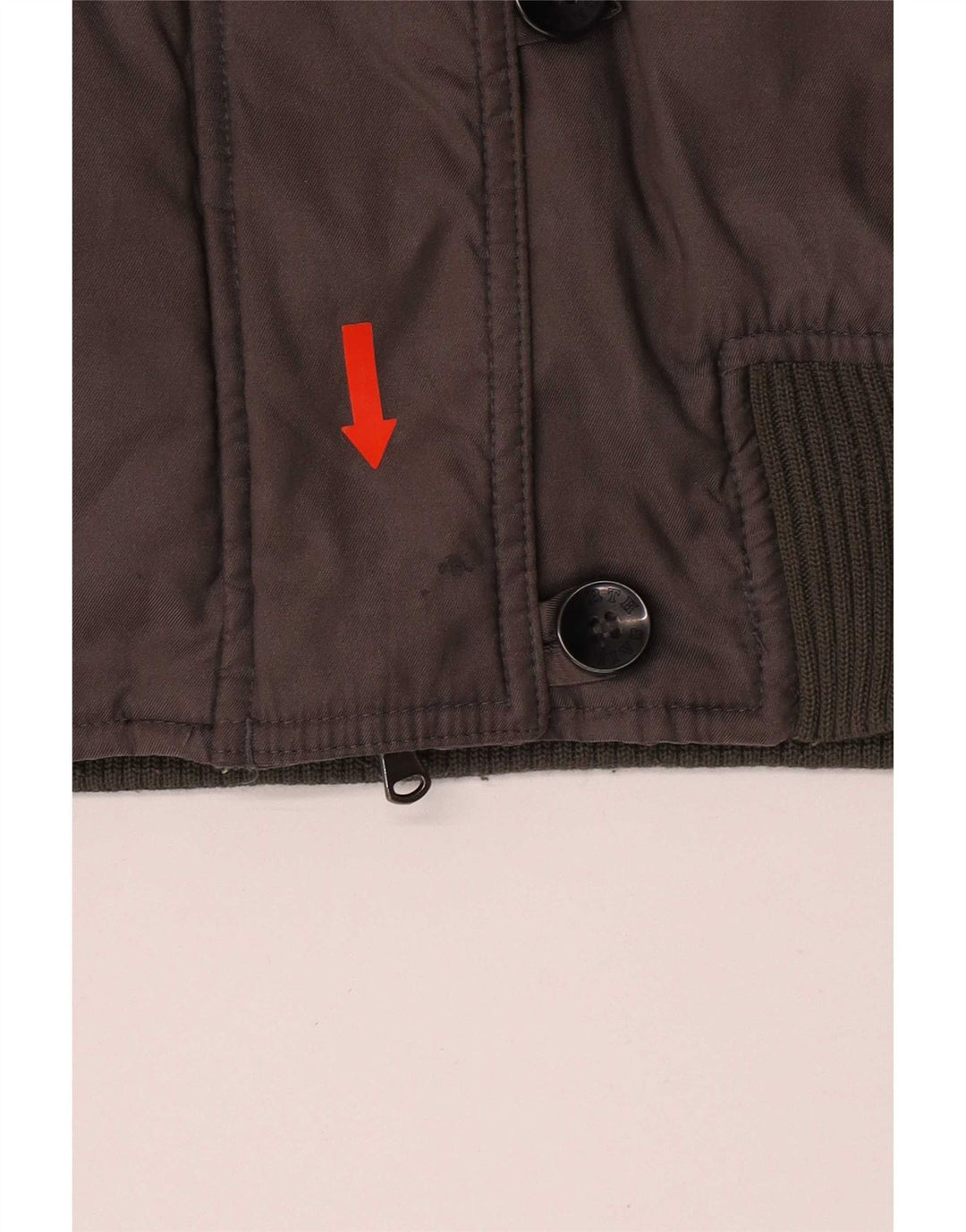 Jaqueta bomber com capuz gráfico oversized feminino North Sails Reino Unido 6 XS cinza