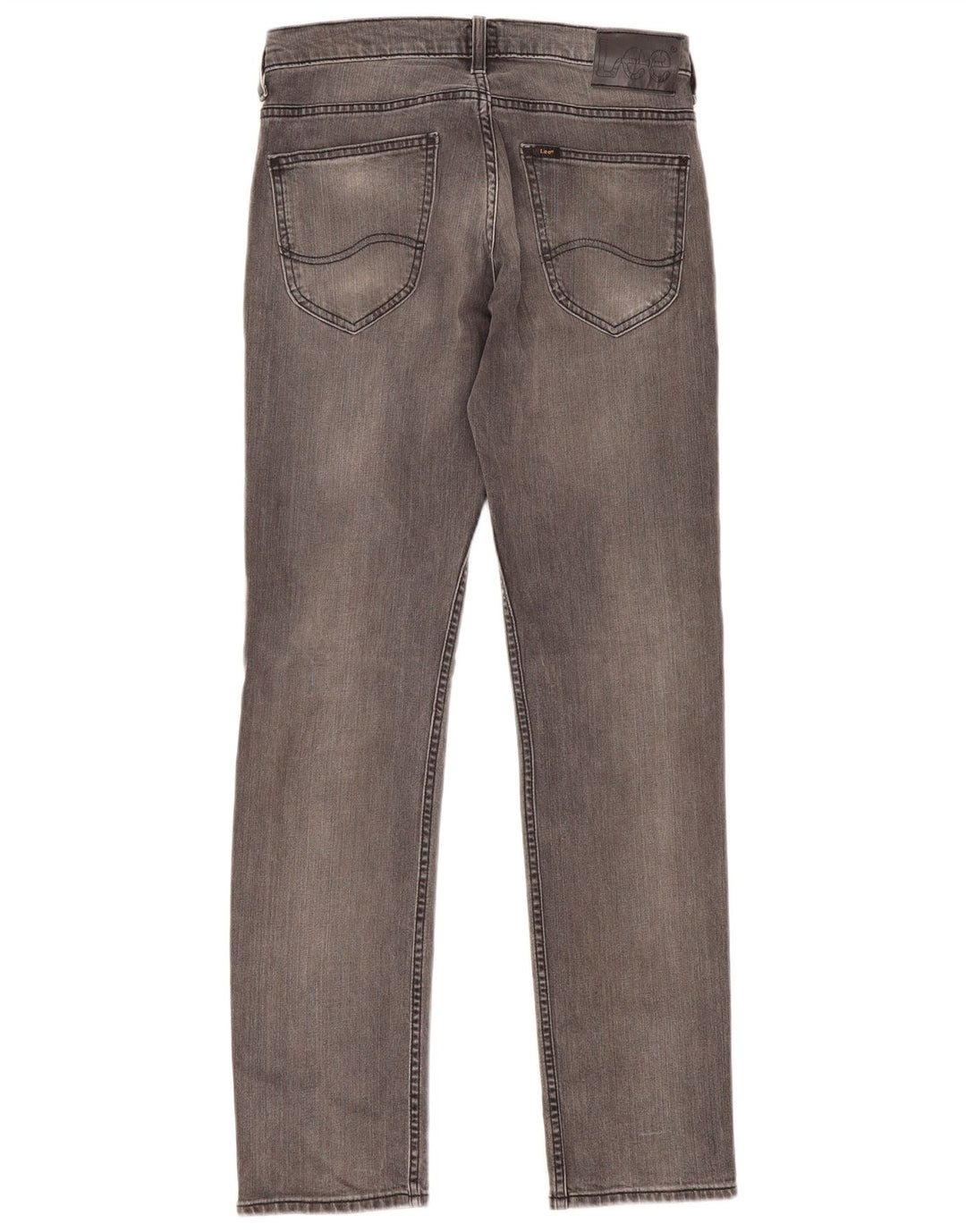Lee Womens Powell Slim Jeans W30 L32 Algodão Cinza