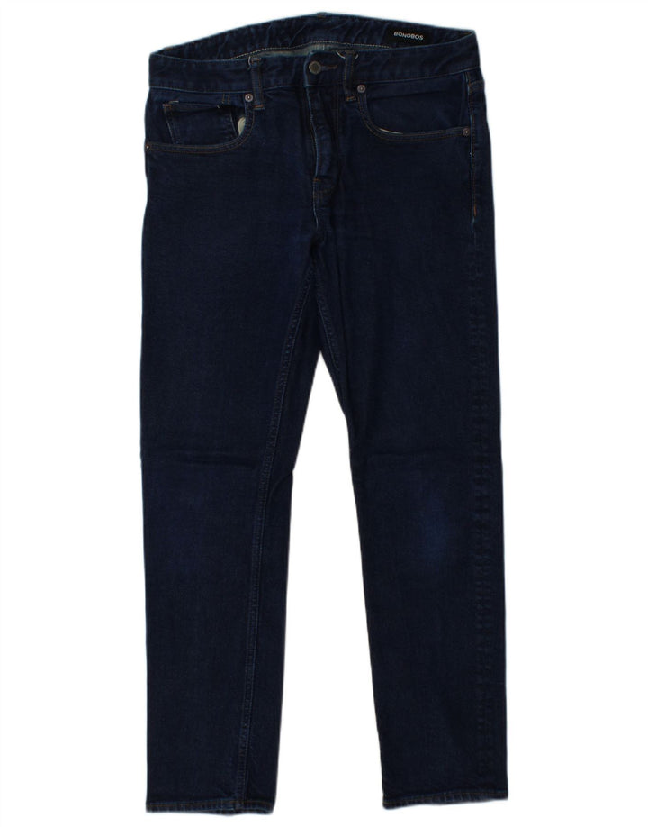 BONOBOS Calça jeans feminina sob medida W30 L27 azul