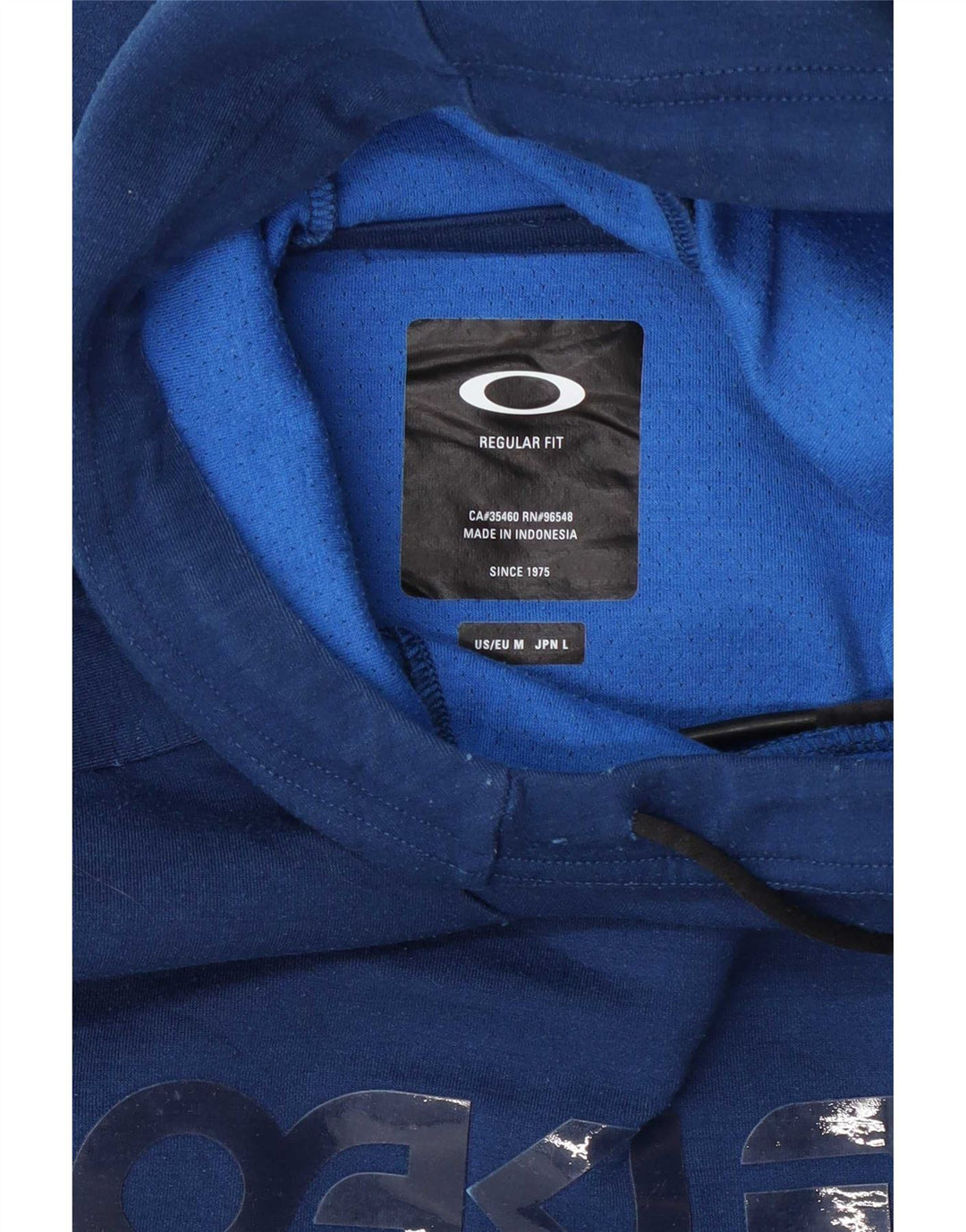 Moletom com capuz masculino Oakley Graphic Regular Fit azul médio
