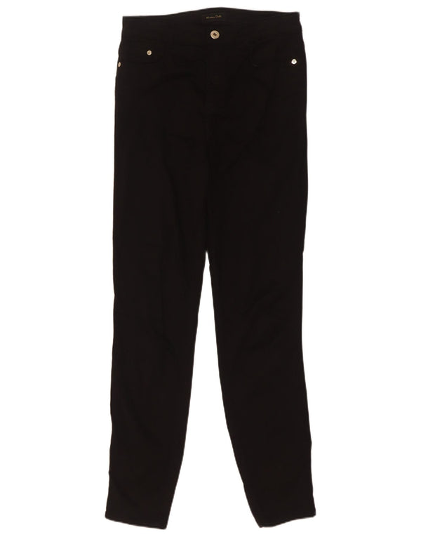 Calça feminina casual skinny Massimo Dutti UE 38 pequena W28 L30 preta