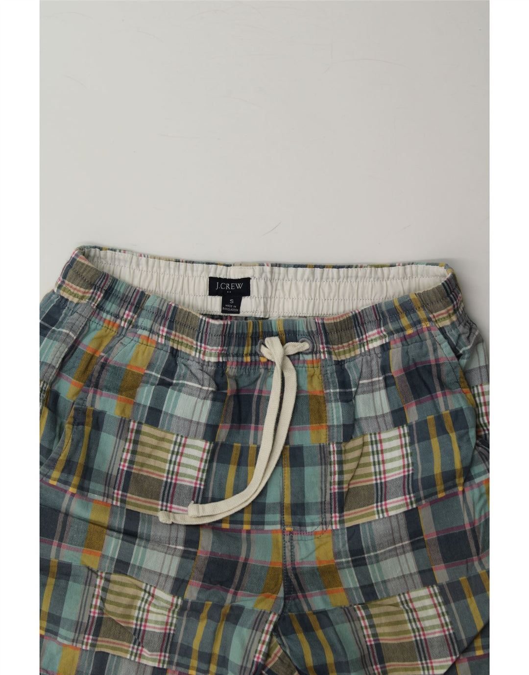 J. CREW Womens Chino Shorts Small W28 Multicoloured Patchwork Cotton Vintage J. Crew and Second-Hand J. Crew from Messina Hembry 