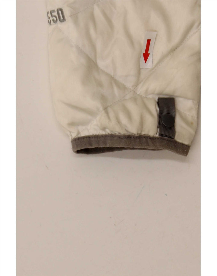 Jaqueta acolchoada feminina The North Face UK 16 grande nylon branco