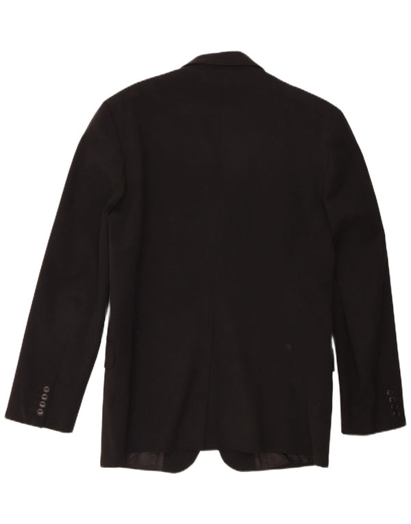 Jaqueta Blazer Masculina Calvin Klein com 3 Botões IT 52 XL Preto Poliéster
