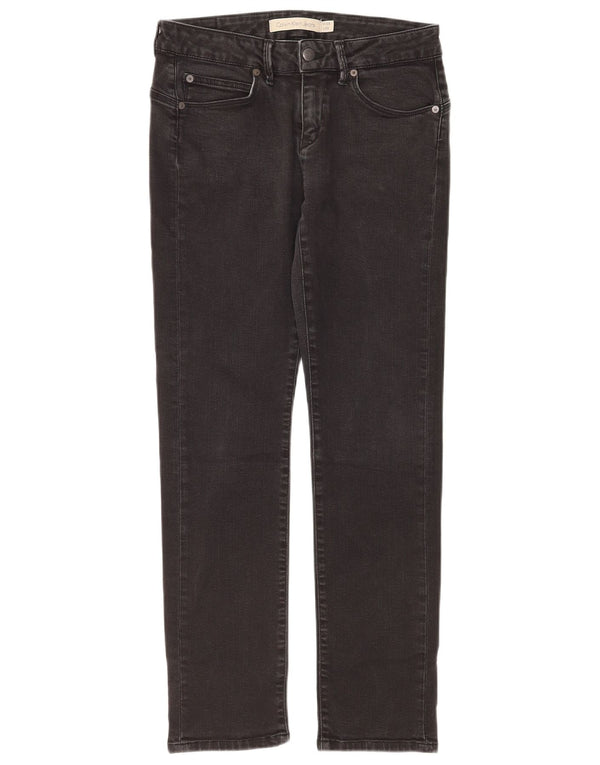 Calvin Klein Calça Jeans Feminina Slim W29 L30 Cinza