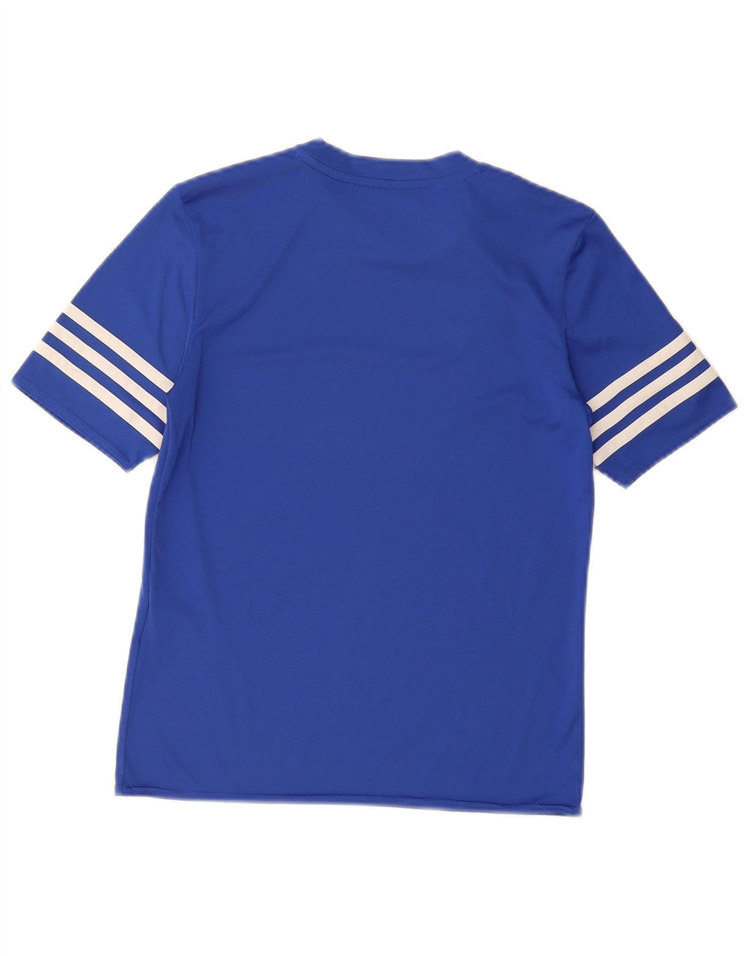 Camiseta Adidas Boys Climalite Top 11-12 Anos Grande Azul Poliéster