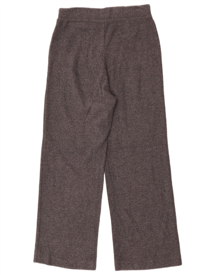Calça de treino feminina Zara UK 8 poliéster cinza pequeno