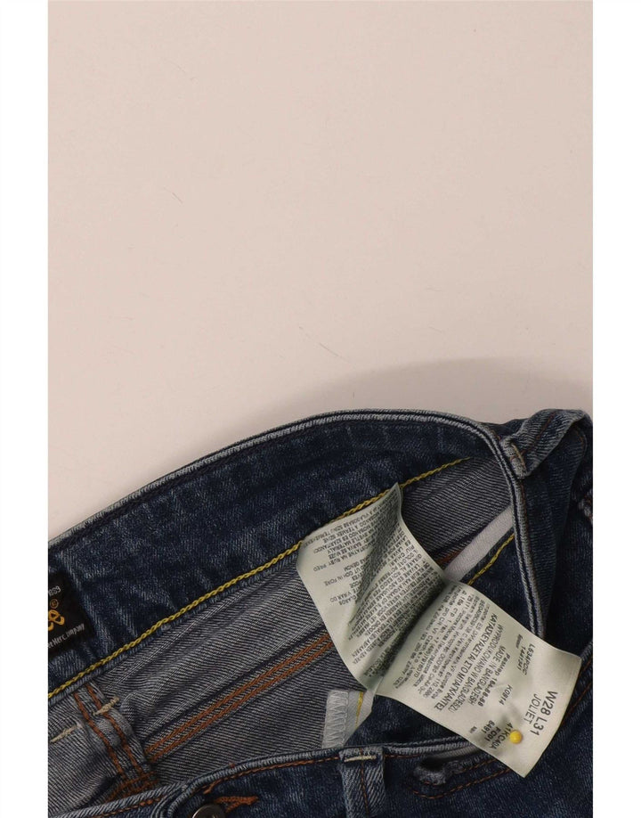 Lee Womens Joliet Bootcut Jeans W28 L31 Azul Algodão