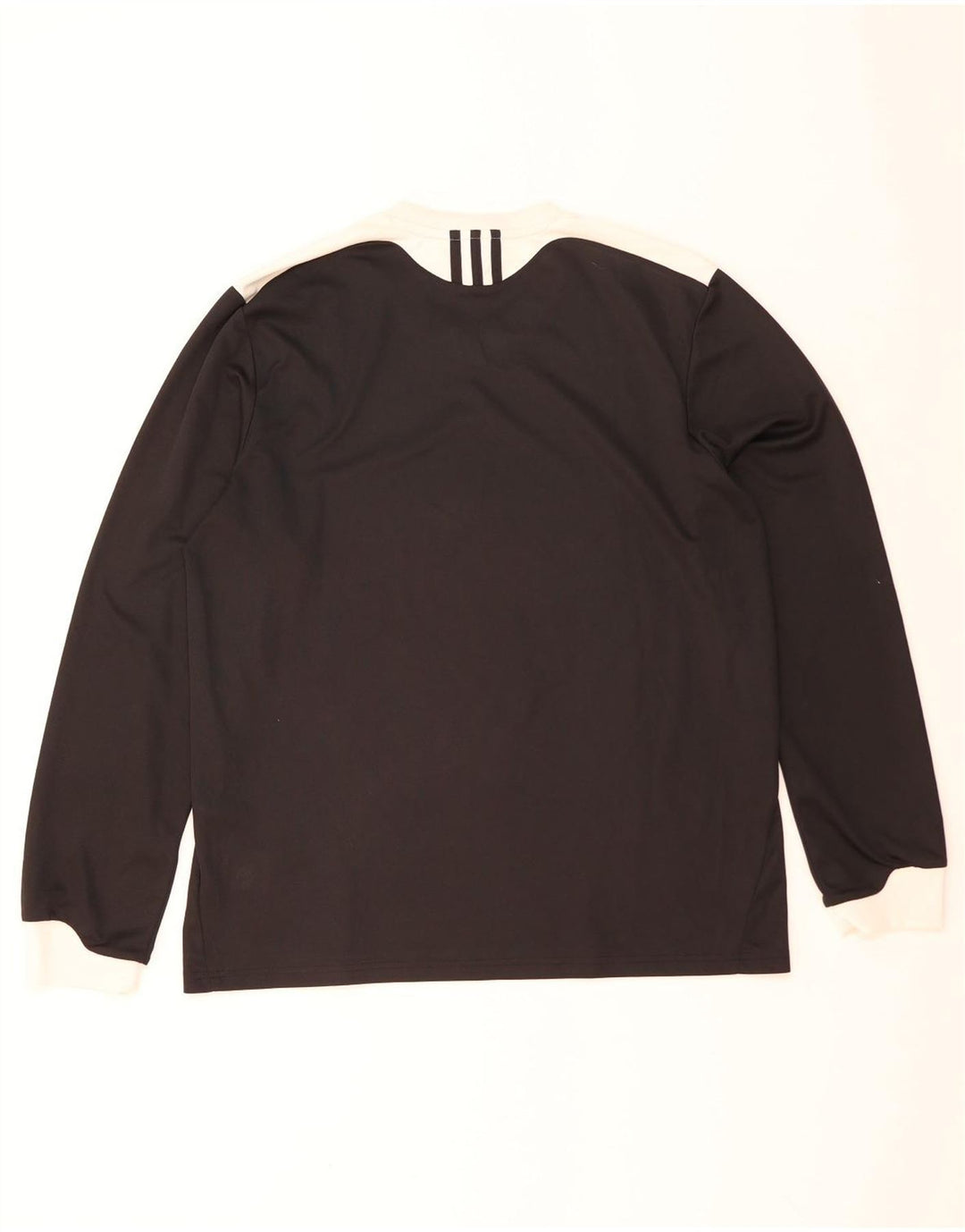 Adidas Masculino Climalite Top Manga Longa Grande Preto Colorblock Poliéster