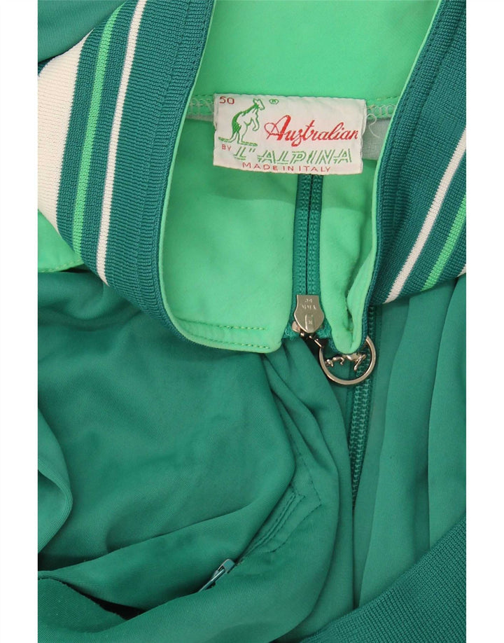 AUSTRALIAN L'ALPINA Jaqueta masculina de agasalho IT 50 verde médio