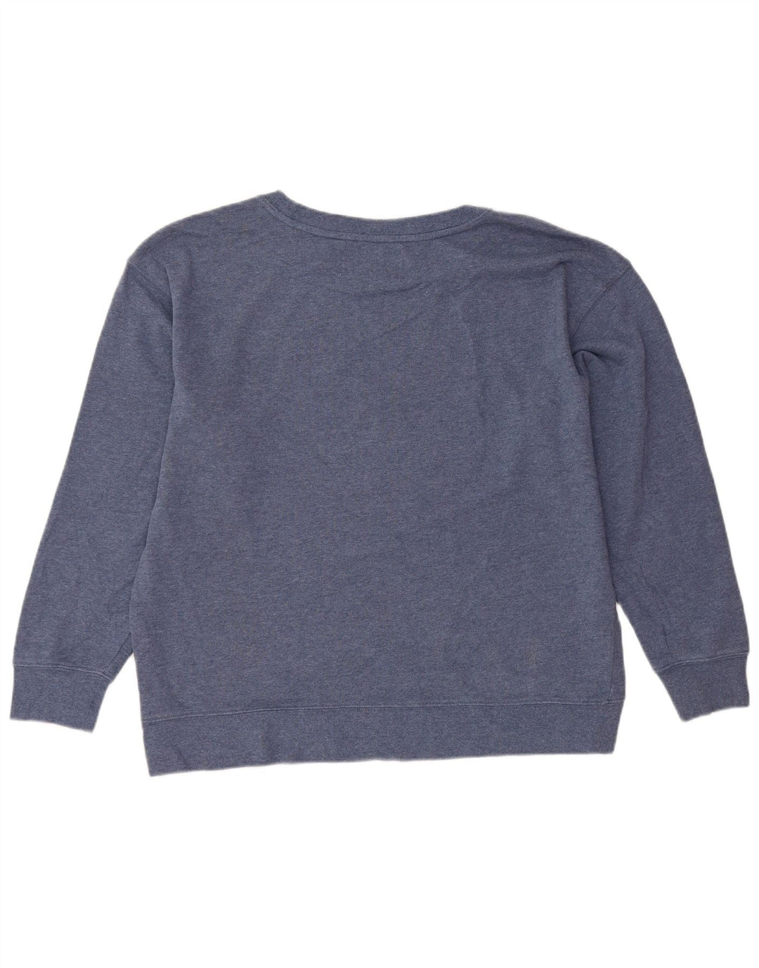 CALVIN KLEIN JEANS moletom gráfico feminino jumper UK 16 grande azul