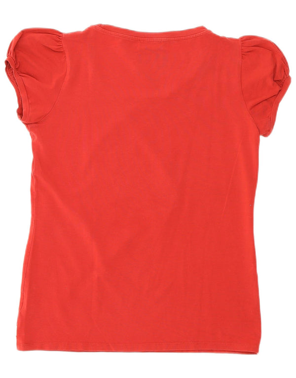 Camiseta feminina gráfica Cerruti 1881 Top UK 12 médio vermelho