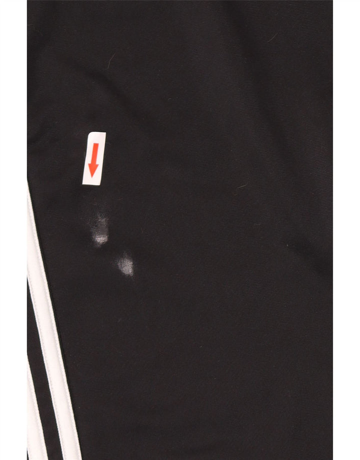 Calça de treino masculina Adidas Joggers UK 44/46 grande poliéster preto