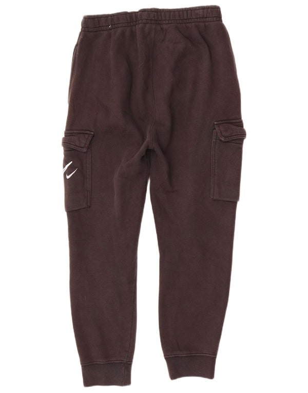 Nike masculino gráfico cargo calças de treino joggers pequeno algodão preto