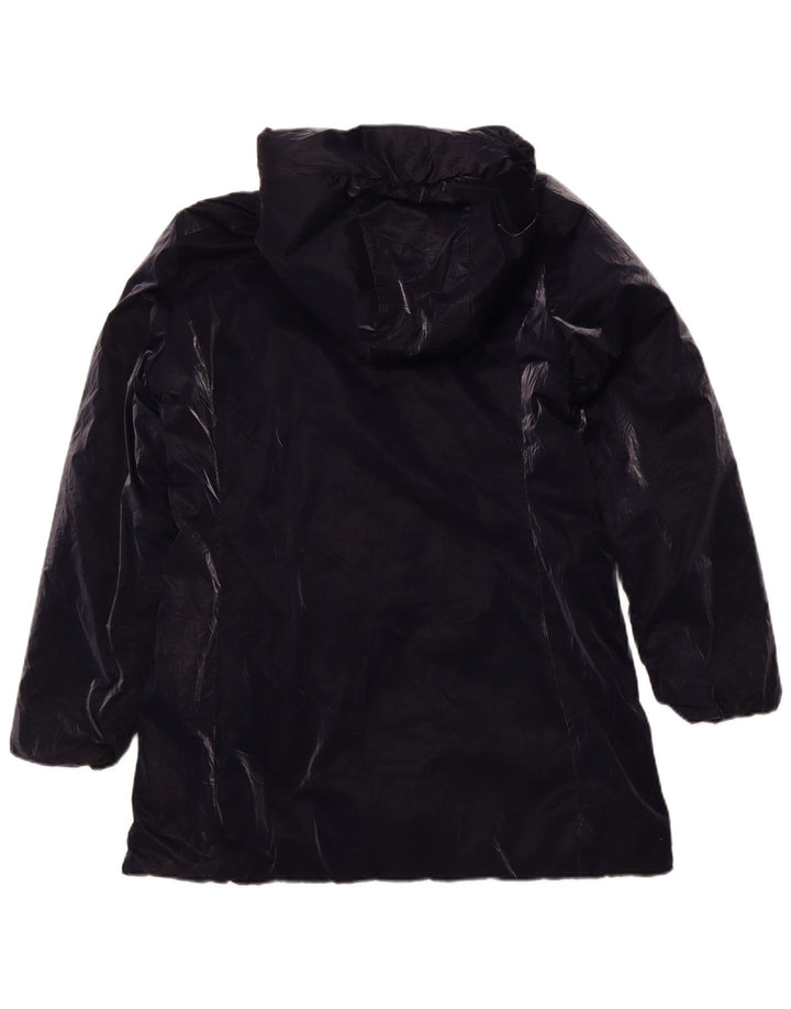 Jaqueta feminina acolchoada com capuz INVICTA UK 16 grande azul marinho poliamida