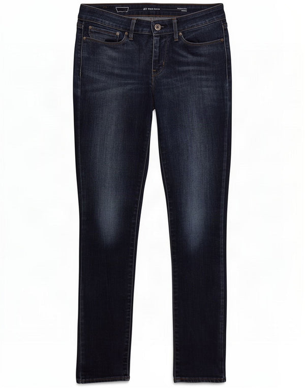 Levi's Womens Demi Curve Modern Rise Skinny Jeans W27 L32 Azul marinho Algodão