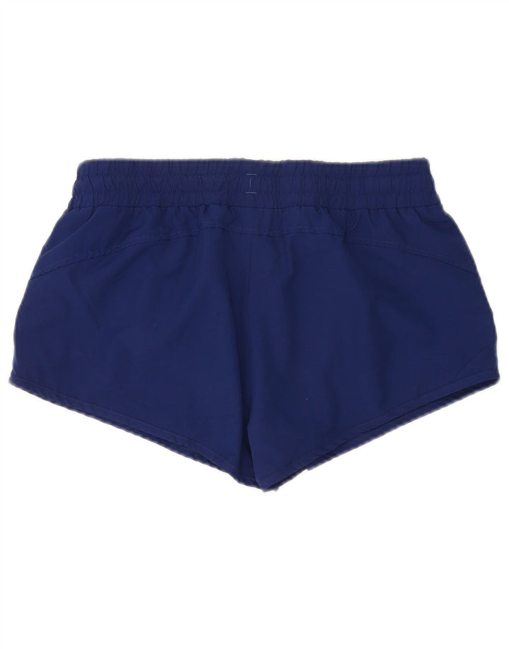 Shorts esportivos femininos Puma UK 12 médio azul marinho poliéster