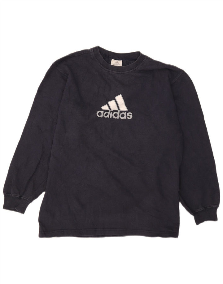 Sweatshirt Adidas Menino Graphic Jumper 15-16 Anos Azul Marinho