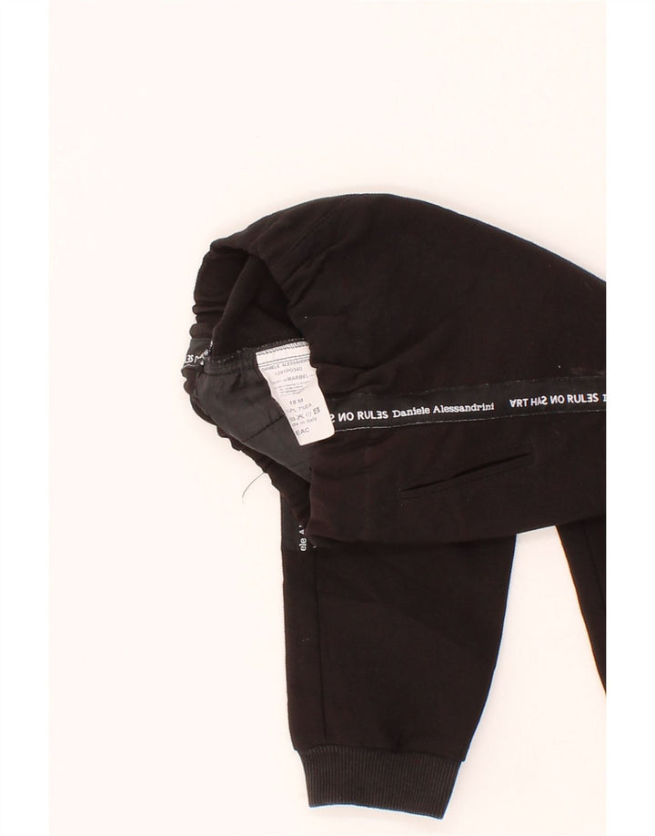 DANIELE ALESSANDRINI Baby Boys Joggers Trousers 12-18 Months  Black Vintage Daniele Alessandrini and Second-Hand Daniele Alessandrini from Messina Hembry 