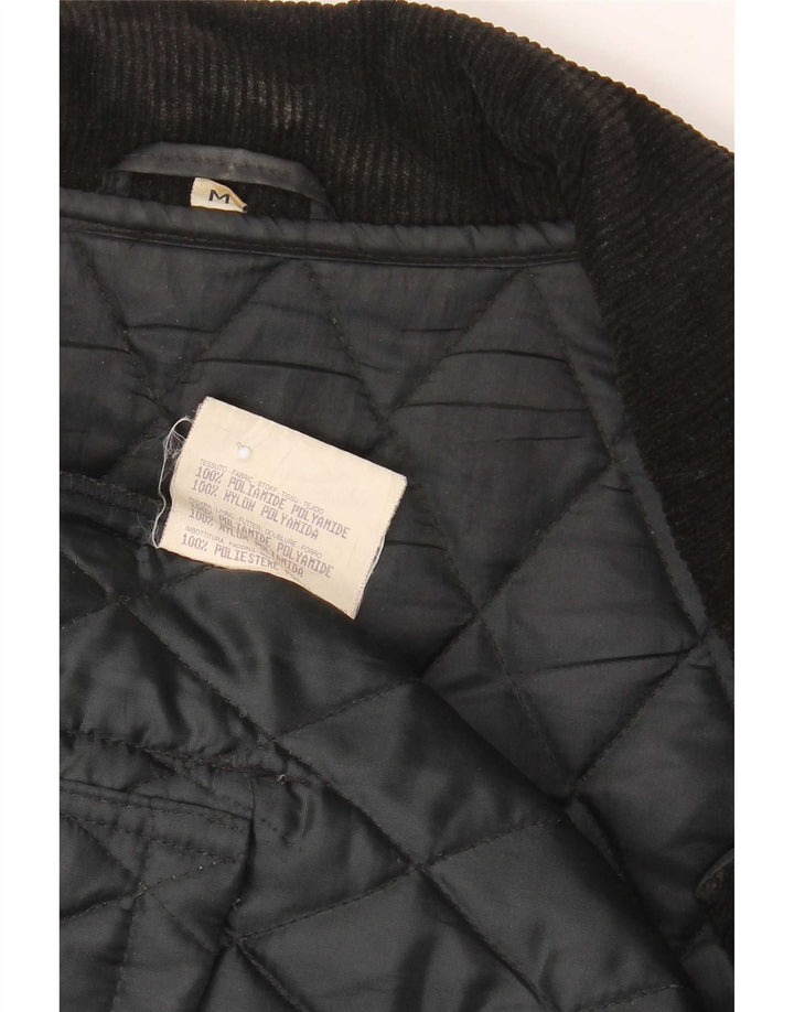 Jaqueta acolchoada masculina Brugi UK 38 poliamida preta média
