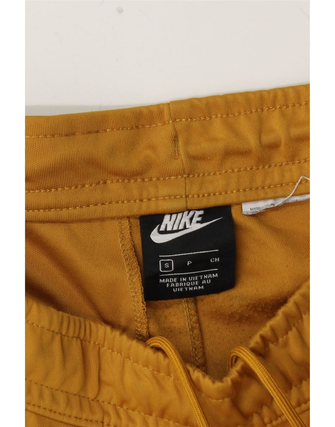 Shorts esportivos masculinos NIKE pequenos amarelos