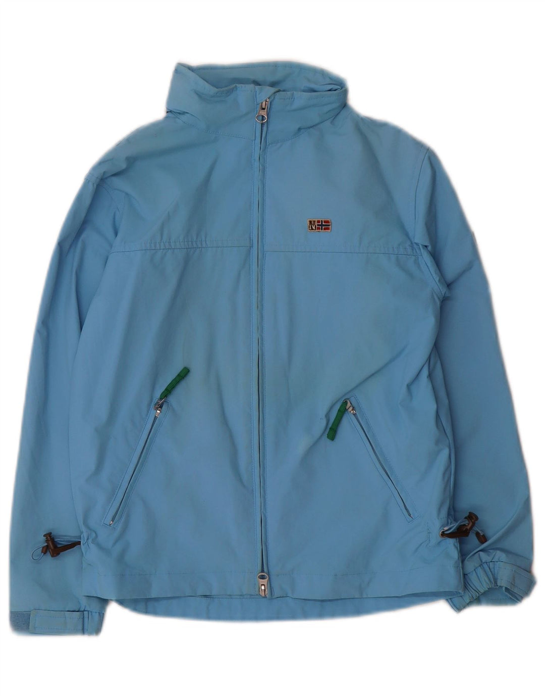 Jaqueta de chuva geográfica Napapijri Boys 9-10 anos azul nylon