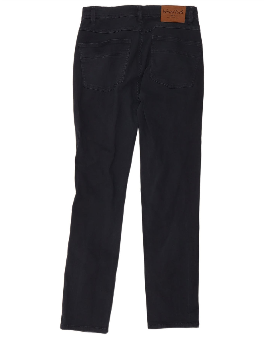 Calça casual slim masculina Weird Fish W32 L31 azul marinho