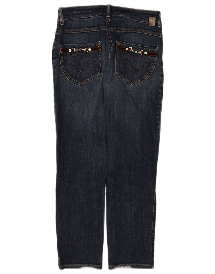Max Mara Jeans feminino Weekend Slim W28 L26 algodão azul marinho