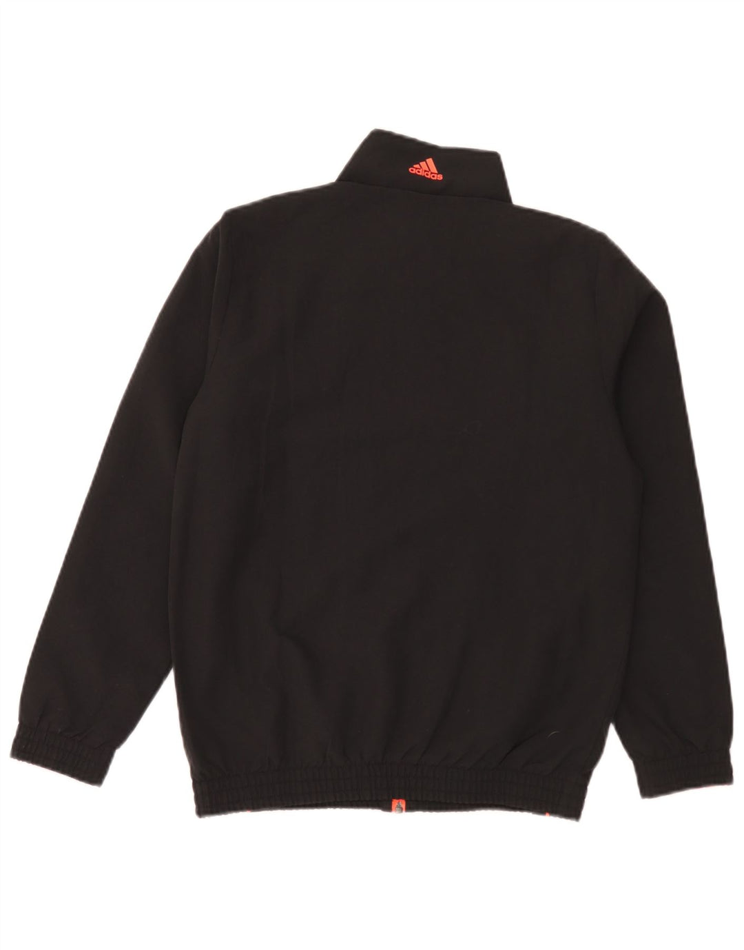 Casaco de treino gráfico Adidas Boys 11-12 anos preto poliéster