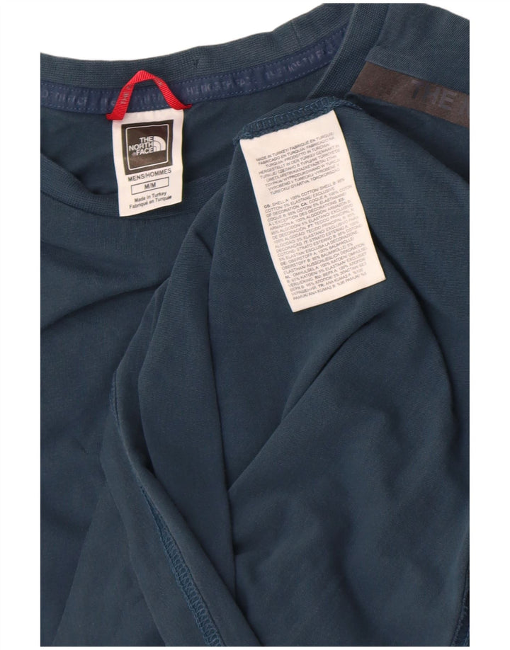 Camiseta masculina The North Face Top de algodão azul médio