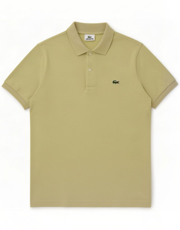 Camisa polo masculina Lacoste tamanho 3 algodão verde pequeno